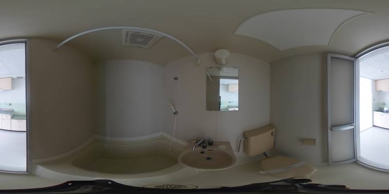 パノラマ画像バスルーム