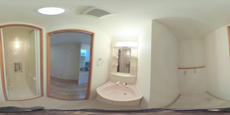 パノラマ画像洗面所