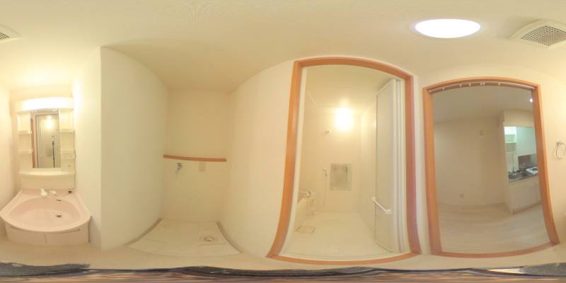 パノラマ画像洗面所