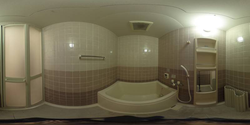 パノラマ画像バスルーム