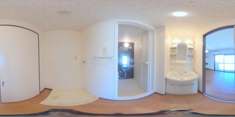 パノラマ画像洗面所