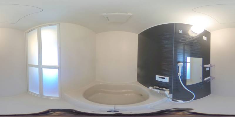 パノラマ画像バスルーム