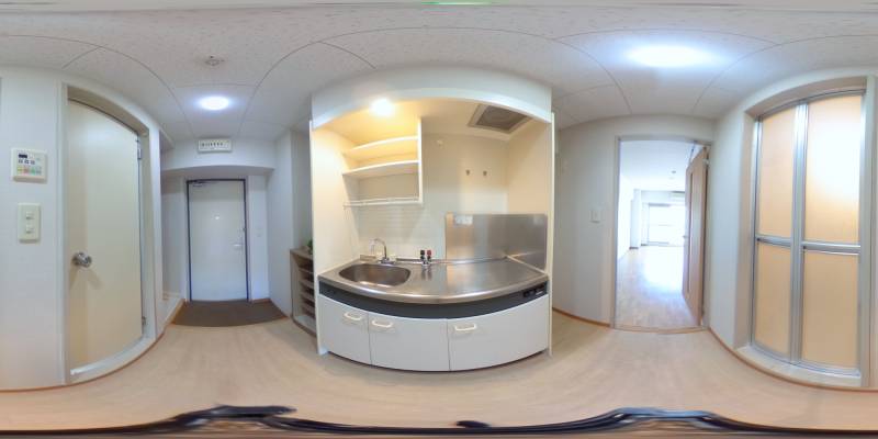 パノラマ画像キッチン