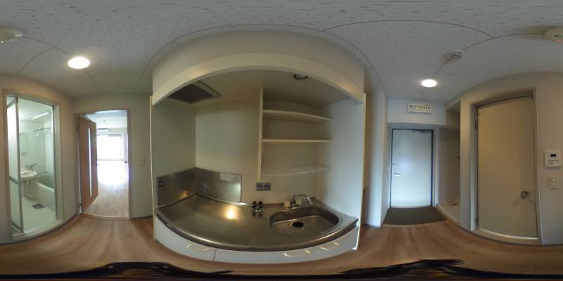 パノラマ画像キッチン