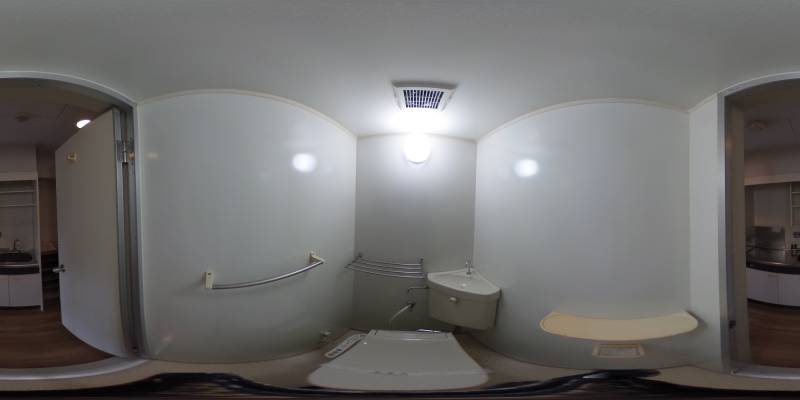 パノラマ画像バスルーム