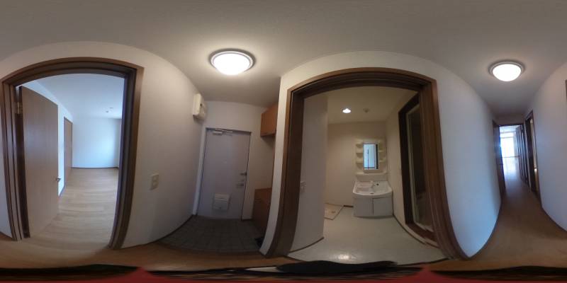 パノラマ画像玄関
