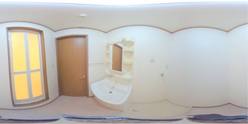 パノラマ画像洗面所