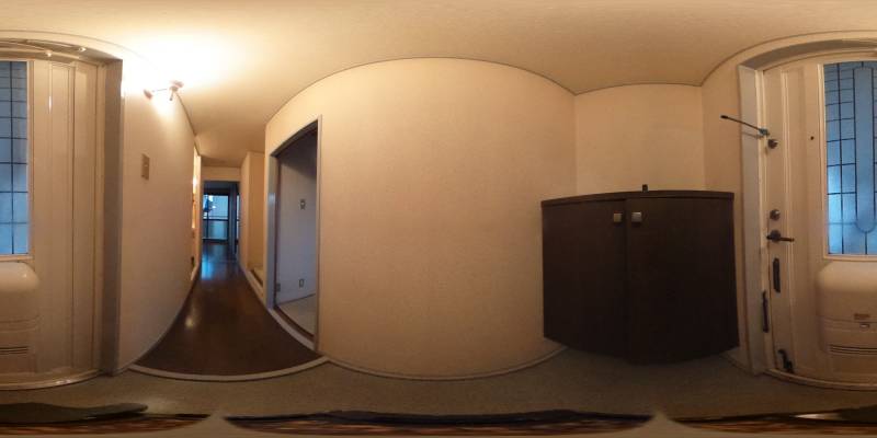 パノラマ画像玄関