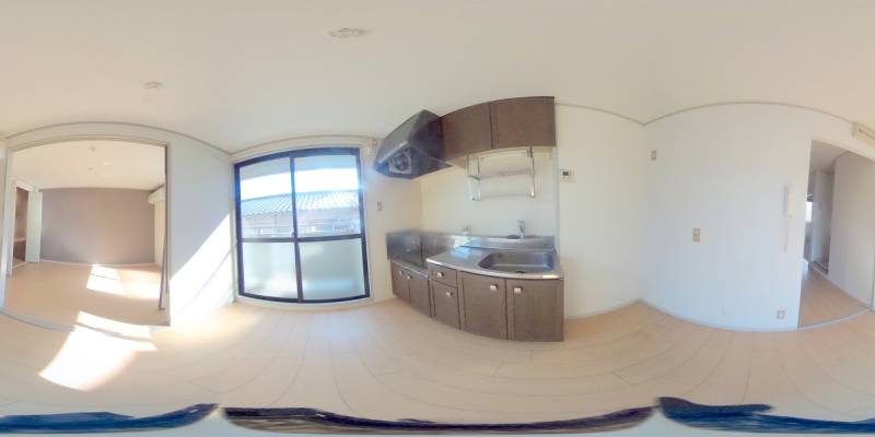 パノラマ画像キッチン