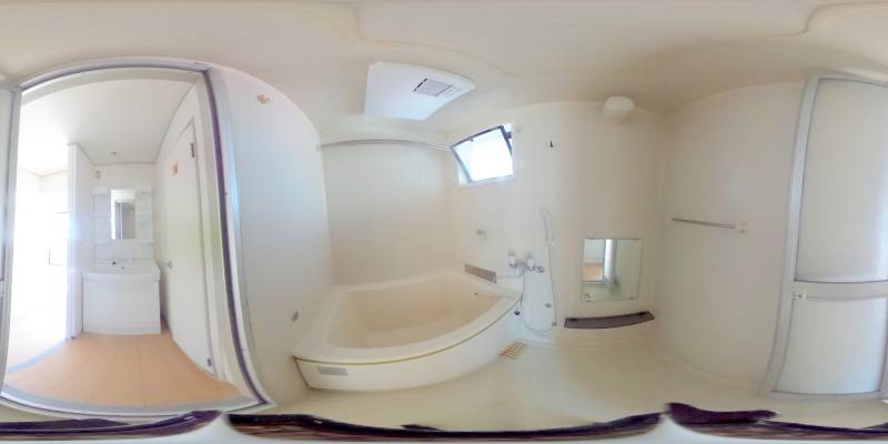 パノラマ画像バスルーム