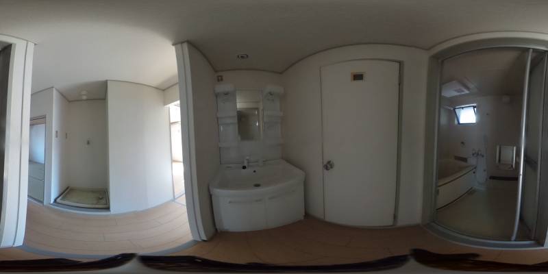パノラマ画像洗面所