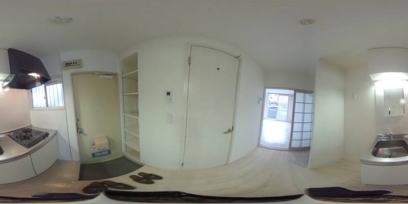 パノラマ画像キッチン