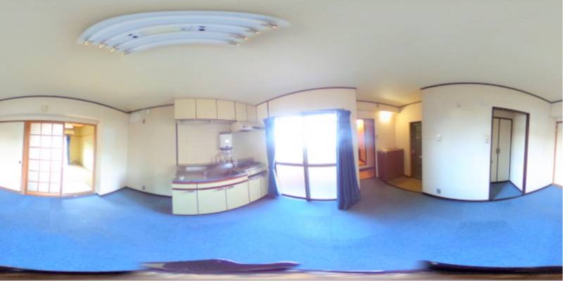 パノラマ画像キッチン