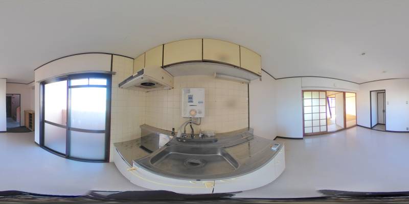 パノラマ画像キッチン