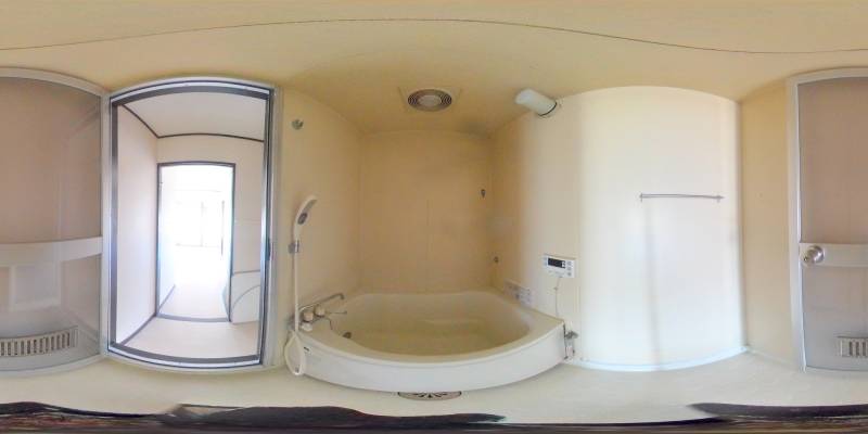 パノラマ画像バスルーム