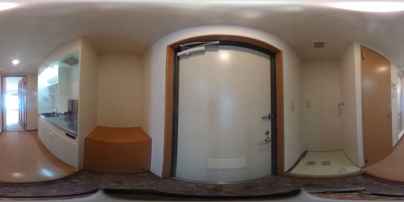 パノラマ画像玄関