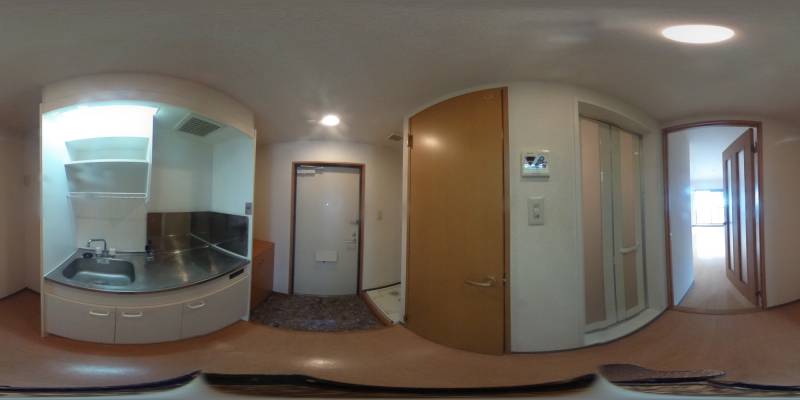 パノラマ画像キッチン