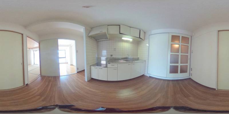 パノラマ画像キッチン