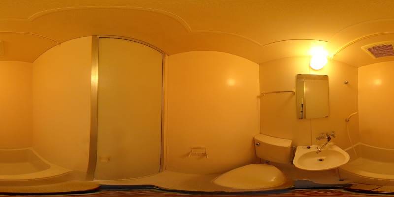 パノラマ画像バスルーム