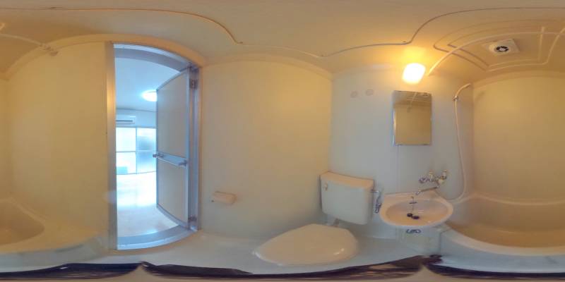 パノラマ画像バスルーム