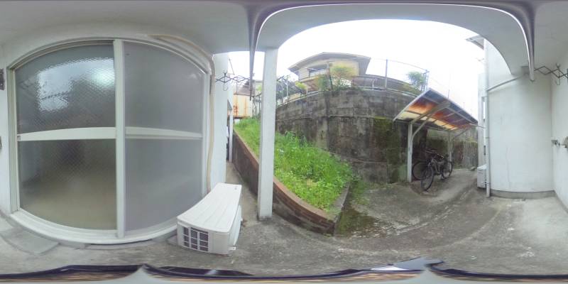 パノラマ画像バルコニー