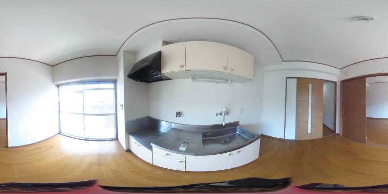 パノラマ画像キッチン