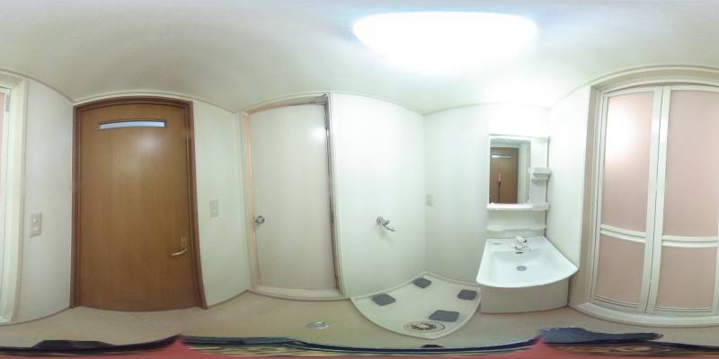 パノラマ画像洗面所