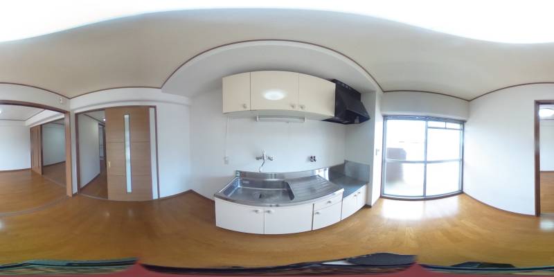 パノラマ画像キッチン