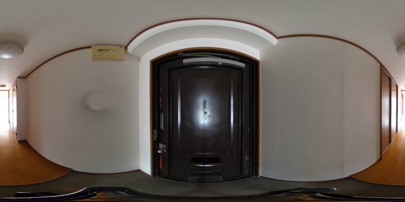 パノラマ画像玄関