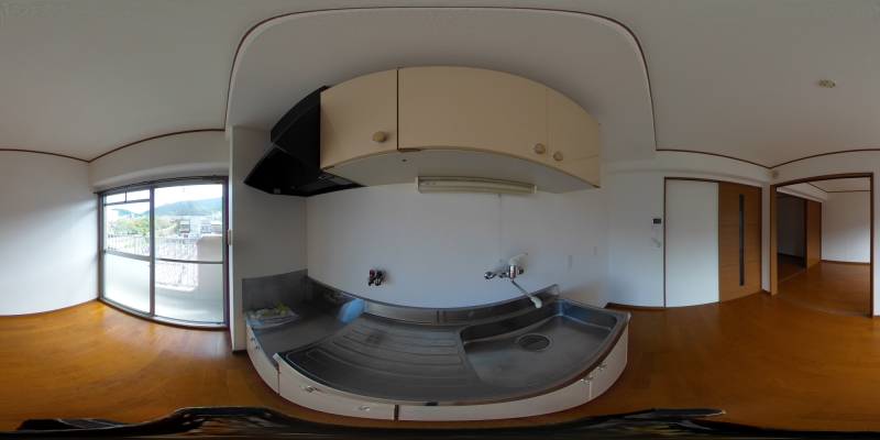 パノラマ画像キッチン