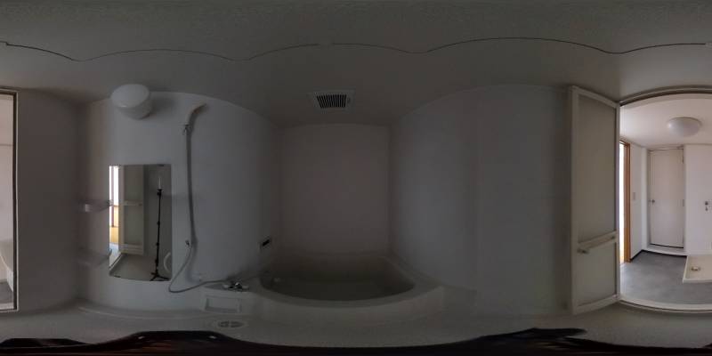 パノラマ画像バスルーム
