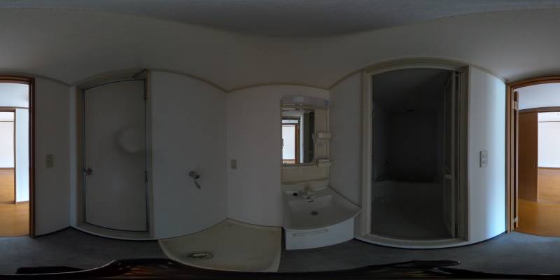 パノラマ画像洗面所