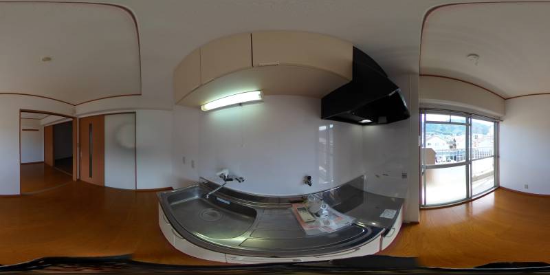 パノラマ画像キッチン