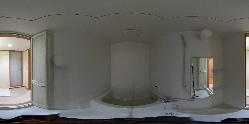 パノラマ画像バスルーム