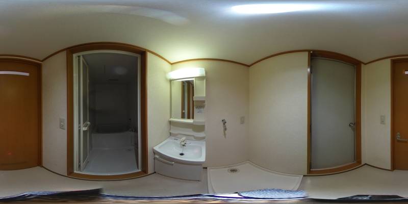 パノラマ画像洗面所