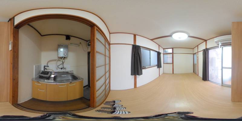 パノラマ画像キッチン