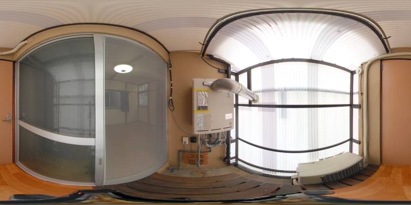 パノラマ画像バルコニー