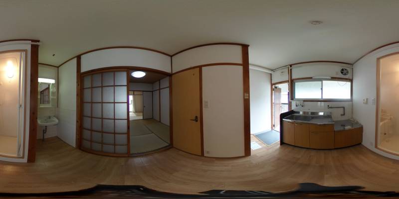 パノラマ画像洋室