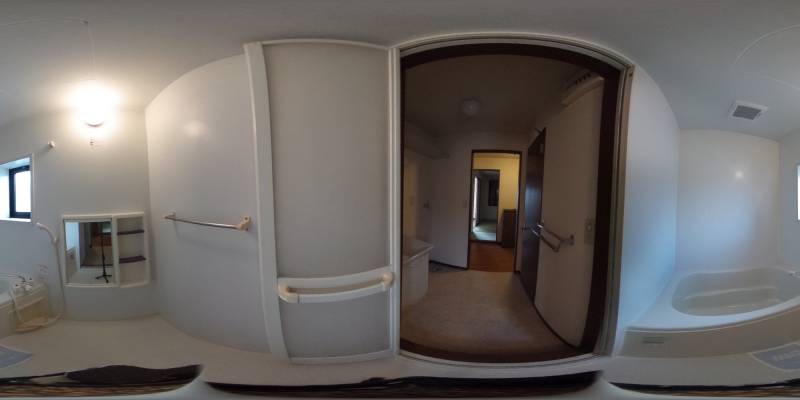 パノラマ画像バスルーム