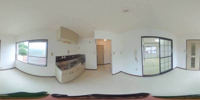 パノラマ画像キッチン