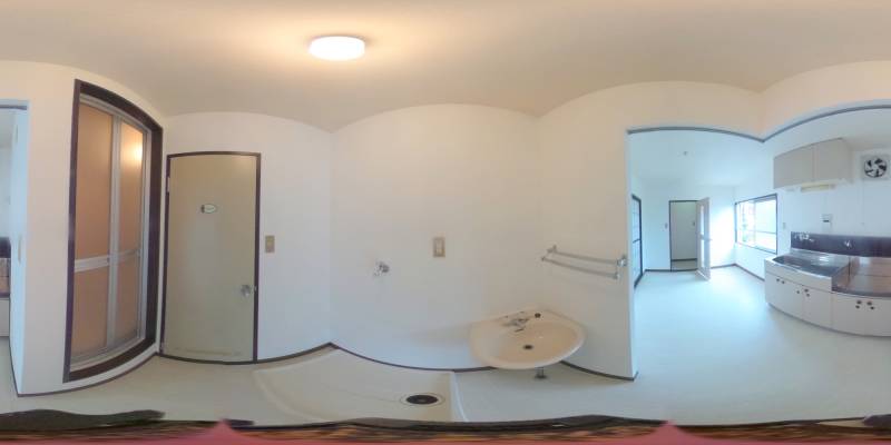 パノラマ画像洗面所