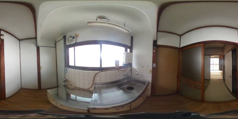 パノラマ画像キッチン