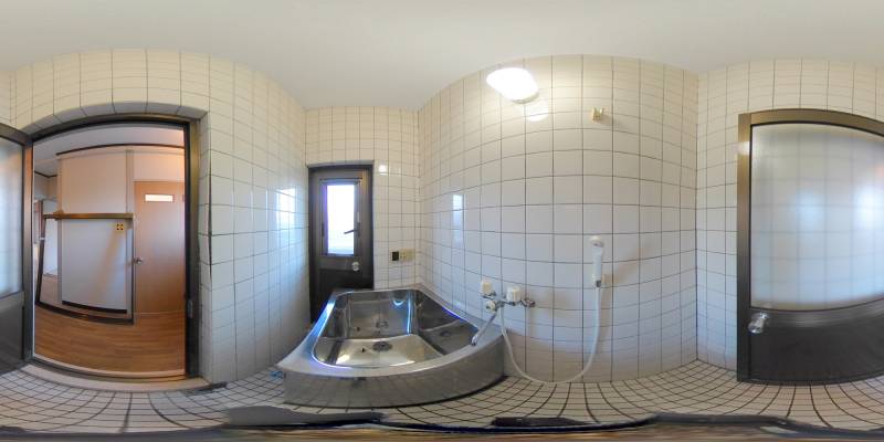 パノラマ画像バスルーム