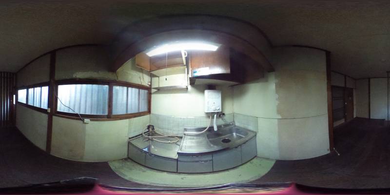 パノラマ画像キッチン