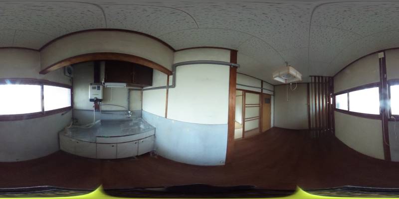 パノラマ画像キッチン