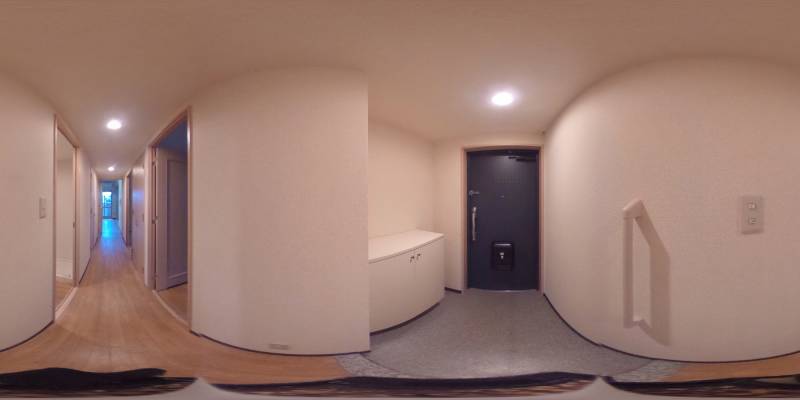 パノラマ画像玄関