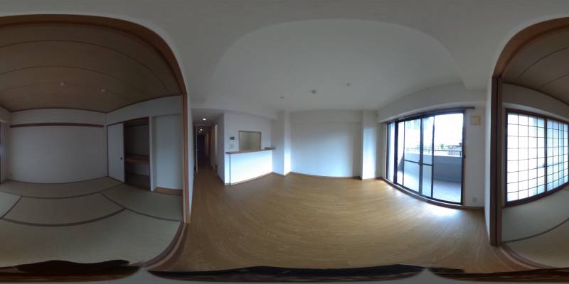 パノラマ画像リビング