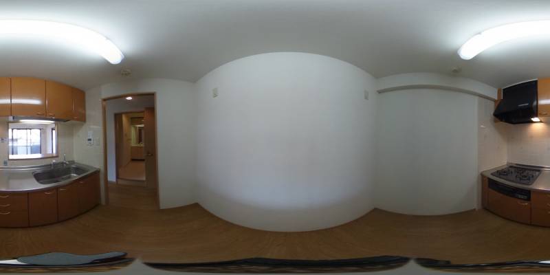 パノラマ画像キッチン