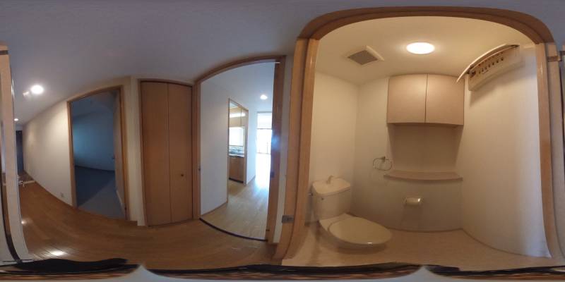 パノラマ画像トイレ