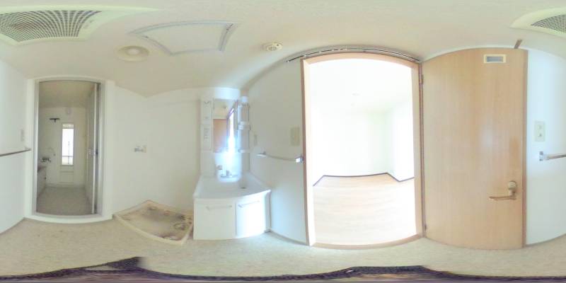 パノラマ画像洗面所